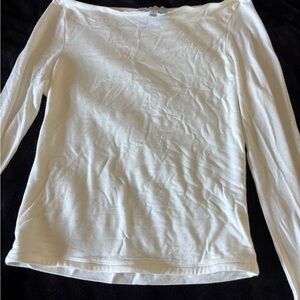 PacSun White Long Sleeve Women's Tee